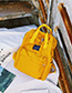 Fashion Yellow Waterproof Printed Backpack