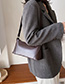 Fashion Brown Scrub Splicing Shoulder Bag