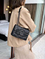 Fashion Black Rivet Chain Crossbody Shoulder Bag