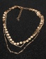 Fashion Gold Multi-layer Combination Necklace
