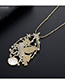 Fashion 18k Gold Zirconium Necklace