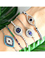 Fashion Silver Eye-filled Adjustable Bracelet