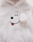 Fashion White Hooded Long Sleeve Dalmatian Hoodie