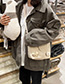 Fashion Brown Corduroy One-shoulder Crossbody Chest Bag