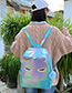 Fashion Sky Blue Cartoon Eye Ear Laser Backpack