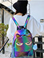 Fashion Color Cartoon Eye Ear Laser Backpack