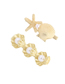 Fashion Starfish + Shell + Rhinestone Alloy Starfish Shell Pearl Conch Hairpin