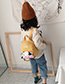 Fashion Orange Cartoon Animal Anti-lost Children's School Bag