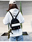 Fashion Black + Pendant Canvas Backpack