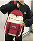 Fashion Red Contrast Shoulder Bag