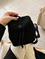 Fashion Black Cartoon Plush Backpack