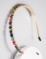 Fashion Color Alloy Diamond Headband