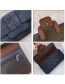 Fashion Brown Wallet 3 Fold Long Change Clip 2 Piece Set