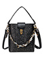 Fashion Dark Gray Snake Chain Crossbody Shoulder Bag