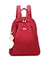 Fashion Red Send Pendant Oxford Cloth Embroidery Shoulder Bag