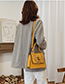 Fashion Yellow Chain Letter Single Crossbody Bag
