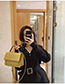Fashion Black Bronzed Letter Locks With Hand-sleeve Shoulder Bag