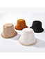 Fashion Caramel Colour Fur One Lamb Fur Fisherman Hat