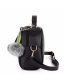 Fashion Black Hairball Pendant: Shoulder Bag: Shoulder Bag