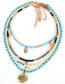 White Rice Beads Beaded Necklace