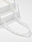White Wavy Freshwater Pearls Can Bend The Necklace Freely