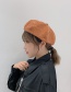 Fashion Cyan Solid Color Beret