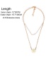 Fashion Gold Double Layer Imitation Pearl Necklace