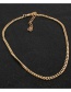 Fashion Gold Eight-character Chain Necklace