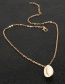 Fashion Gold Alloy Shell Necklace