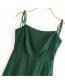 Fashion Green Strap Lace Dress