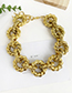 Gold Resin Chain Necklace