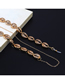 Gold Metal Small Conch Anti-skid Glasses Chain