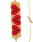 Yellow Beizhu Weaving Love Bracelet