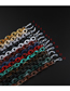 Khaki Acrylic Leopard Double Color Glasses Chain