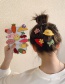 C Color Mixing Oval Fruit Clip 5 Piece Set Cartoon Animal Child Hair Clip  Alloy