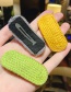 Dark Green Knitted Hair Clips  Alloy