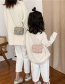 Fashion Silver Embroidery Line Love Buckle Shoulder Messenger Bag