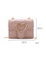 Fashion Yellow Embroidery Line Love Buckle Shoulder Messenger Bag