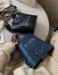 Fashion Black Broadband Letter Print Crossbody Shoulder Bag