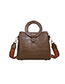 Fashion Red Stone Pattern Shoulder Portable Messenger Bag