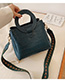 Fashion Blue Stone Pattern Shoulder Portable Messenger Bag