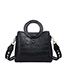 Fashion Black Stone Pattern Shoulder Portable Messenger Bag