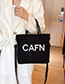 Fashion White Plush Contrast Handbag Shoulder Messenger Bag