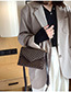 Fashion Khaki Contrast Color Hand Shoulder Shoulder Bag