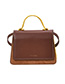 Fashion Brown Chain Shoulder Portable Messenger Bag