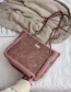 Fashion Brown Grids Pattern Shoulder Bag