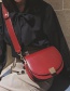 Fashion Brown Wide Shoulder Strap Shoulder Messenger Bag
