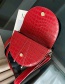 Fashion Red Stone Pattern Shoulder Messenger Bag