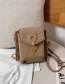 Fashion Khaki Chain Shoulder Messenger Bag