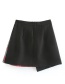Fashion Color Irregular Checked A-line Skirt
